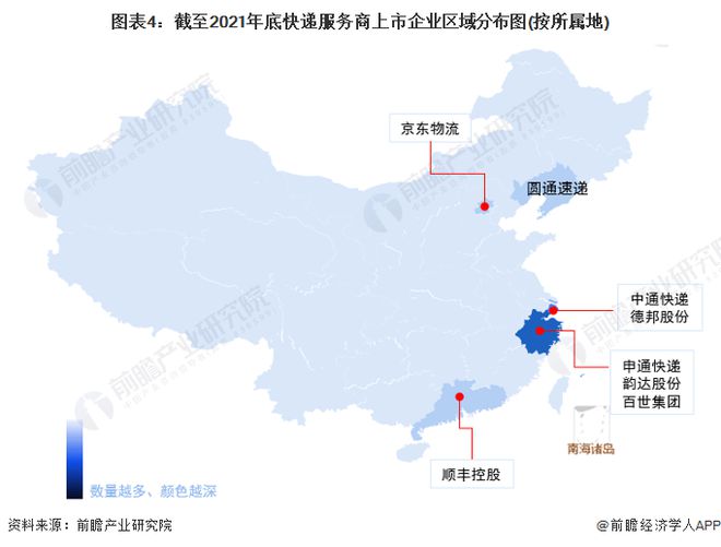 【干货】快递行业产业链全景梳理平博 PINNACLE平博及区域热力地图(图4)